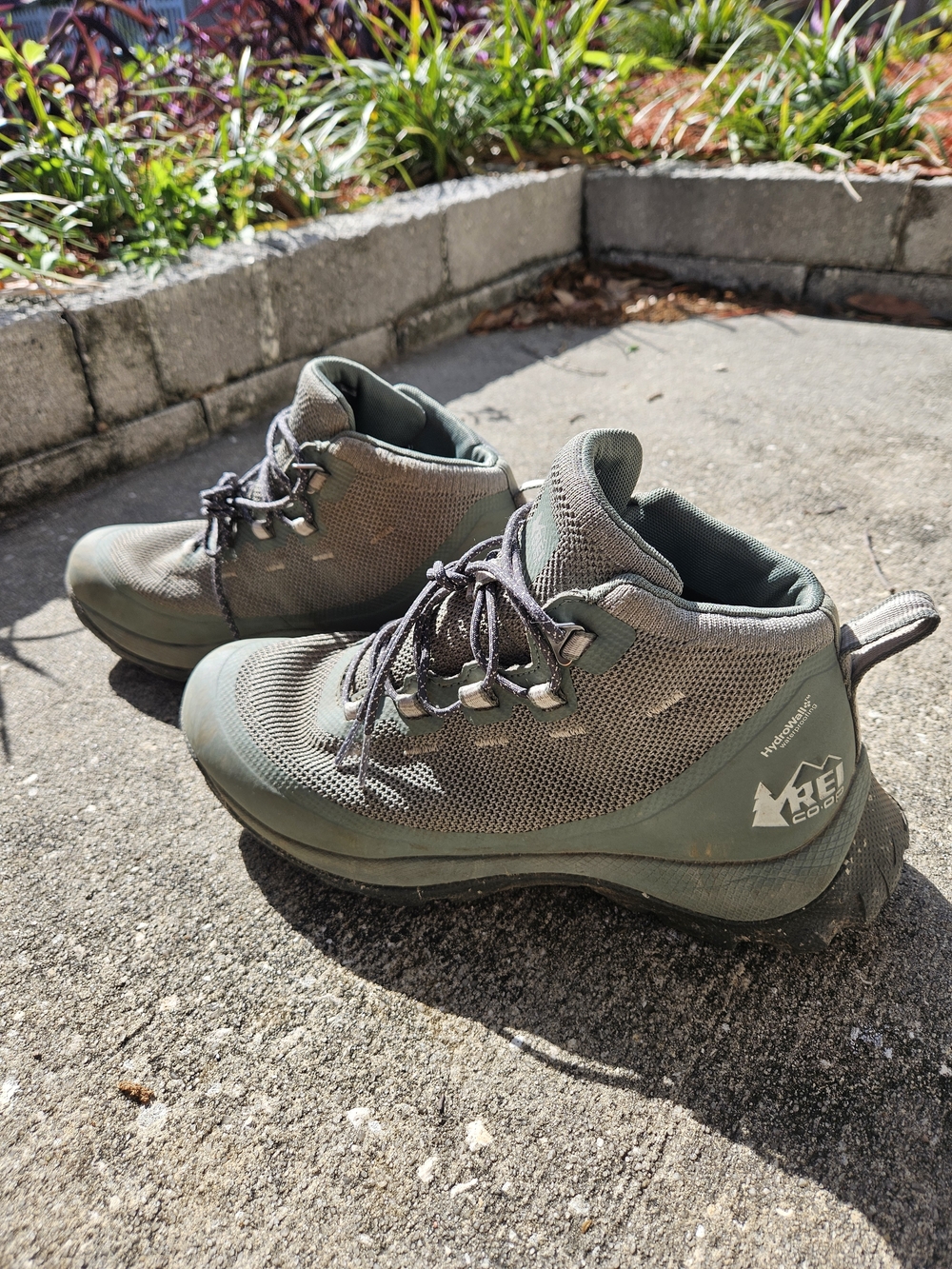 REI Women's Olive Green Athletic Hiking Boot
